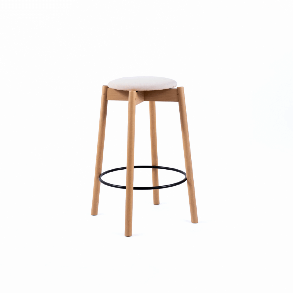 เก้าอี้บาร์ไม้บีช PODIUM LITE รุ่น PLUS MID STOOL สี PURE NATURAL (ถอดประกอบได้)_0